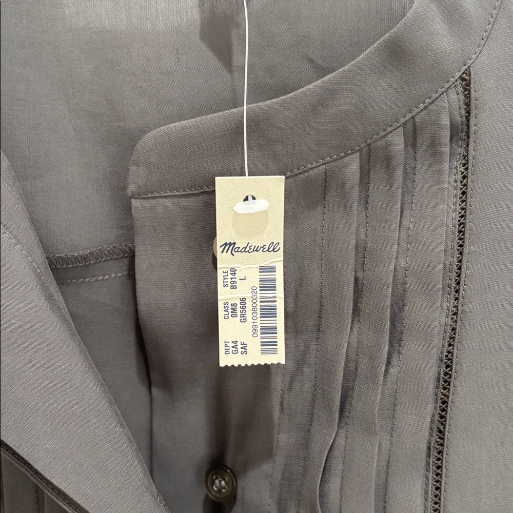 Madewell Gray Shirtdress - Picture 7 of 7